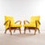 Mustard Upholstered Armchair by Frantisek Jirak for Tatra, 1950s For Sale - Image 3 of 9