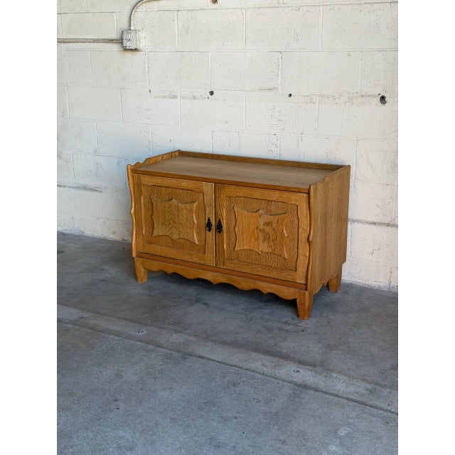 1970s Oak Cabinet in Style of Henning Kjærnulf Denmark Mid-Century Modern 1970s For Sale - Image 5 of 10