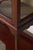 1910s Edwardian Sheraton Revival Mahogany Glass Front Display Case on Spade Legs For Sale - Image 9 of 11