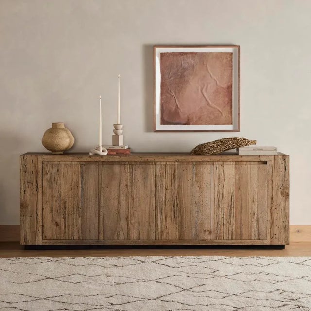 2020s Four Hands Abaso Sideboard, Rustic Wormwood Oak For Sale - Image 5 of 13