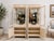These Henredon Folio 10 display cabinets are part of the Faux Goatskin Collection, known for its distinctive finish. They...