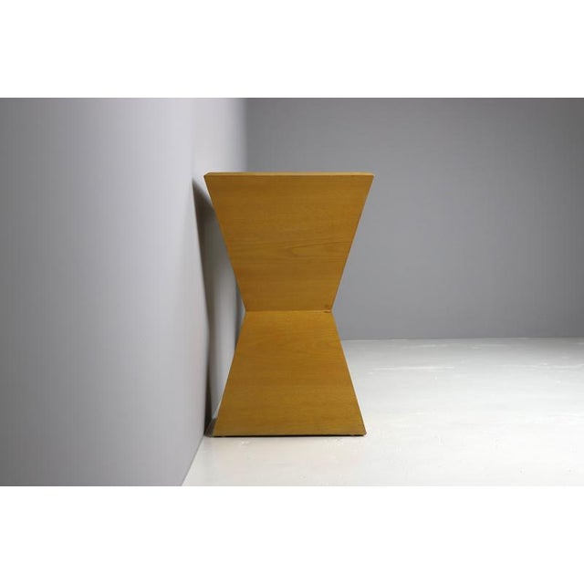 Italian Geometric Console Table, 1980 For Sale - Image 4 of 8