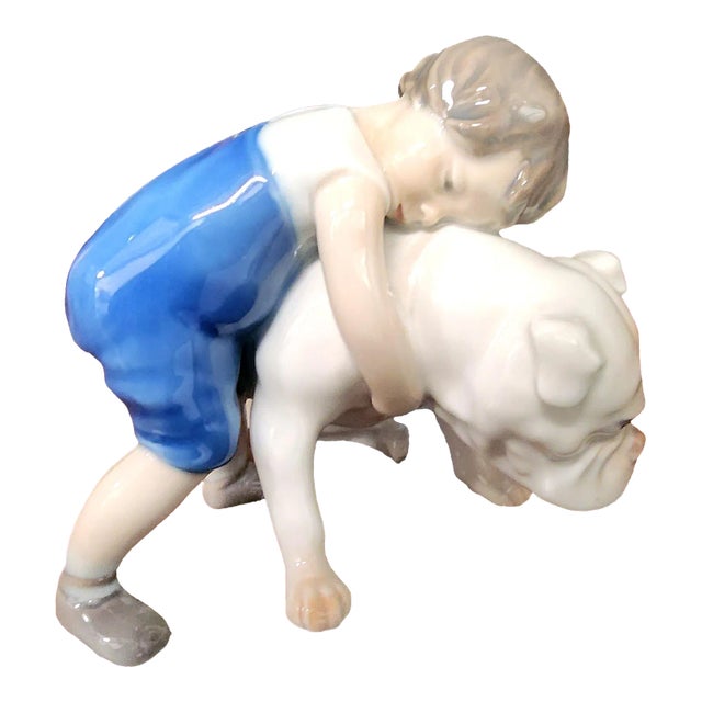 Bing & Grondahl Danish Hand-Painted Polychrome Fine Porcelain Figurine For Sale