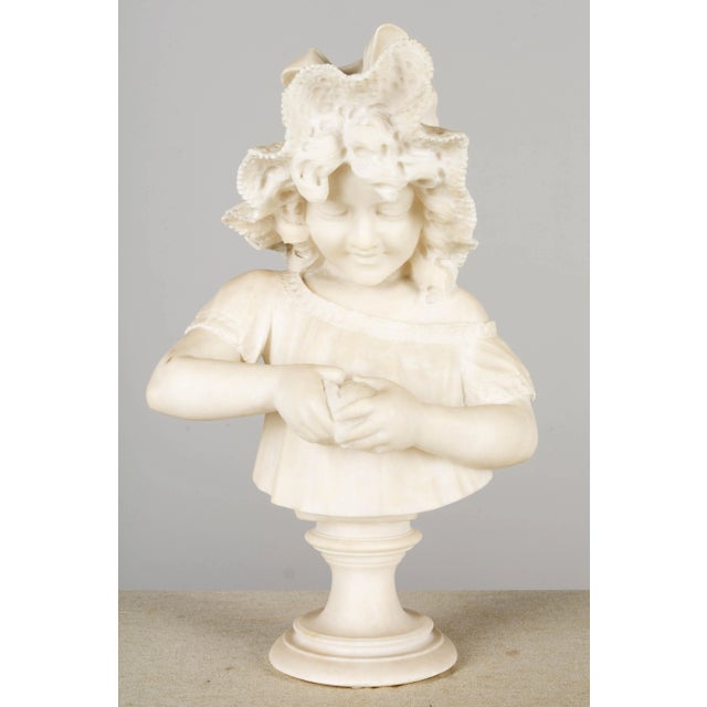 19th Century Pietro Giorgi Sculpture of Girl Peeling an Orange For Sale - Image 11 of 11
