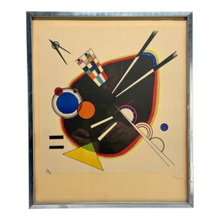 Wassily Kandinsky (Russian, 1866–1944) La Tache Noire Abstract Composition, 1924 For Sale