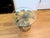 Mid-Century Modern Rare Vintage Arthur Court Verdigris Gilt and Glass Lily Flower Side Table/Single For Sale - Image 3 of 7