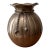 Mid 20th Century Penco Brass Vase W/Fluted Sides, Scalloped Top and Decorative Rope Tie For Sale