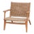 Mid-Century Style Jute Armchair For Sale