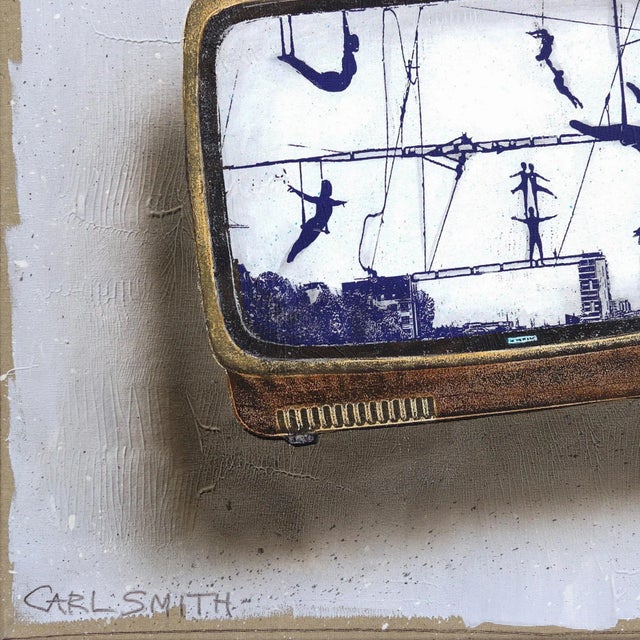 "Live Wire" Contemporary Trompe L'oeil Mixed-Media Still Life Painting by Carl Smith For Sale - Image 4 of 9