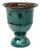 Ceramic Anduze Jar in Petrol Glaze For Sale