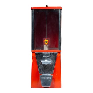 Vintage Oak Brand Gumball Vending Machine c.1950 For Sale