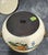Rustic European Vintage Asta Enamelware 2 Qt Dutch Oven Old Amsterdam Floral Casserole Pot Lid For Sale - Image 3 of 12