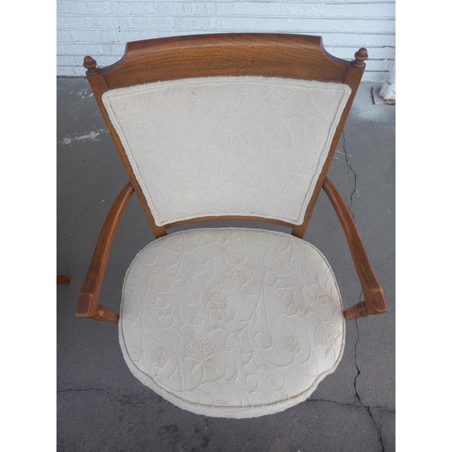 Wood Late 20th Century Pair of Pavane Tomlinson Arm Chairs For Sale - Image 7 of 7