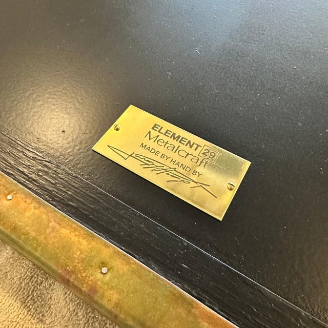 Textured Copper Wall Art With Green & Brown Patina by Jeremy Maronpot For Sale - Image 13 of 13