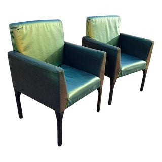 Tranzatto Armchairs by Dimelda Brugiaffredo and Gian Carlo for Gli Imbottiti, 1970s, Set of 2 For Sale