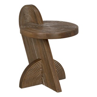 Saturn Side Table, Dark Walnut For Sale