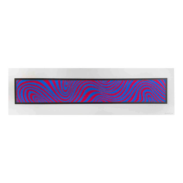 Sol LeWitt, Wavy Irregular Bands, Etching, 1996 For Sale
