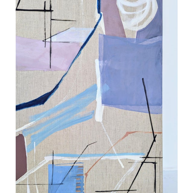 24”W x 30”H Oil On Linen, Float Frame Ready To Hang 2025 Inspired by playgrounds, making new friends, nervous energy and...