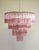 Italian 78 Pink Murano Glasses Tronchi Chandelier, 1990s For Sale - Image 17 of 18