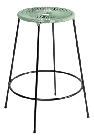 Medium Sea Green Acapulco Barstool by OK Design