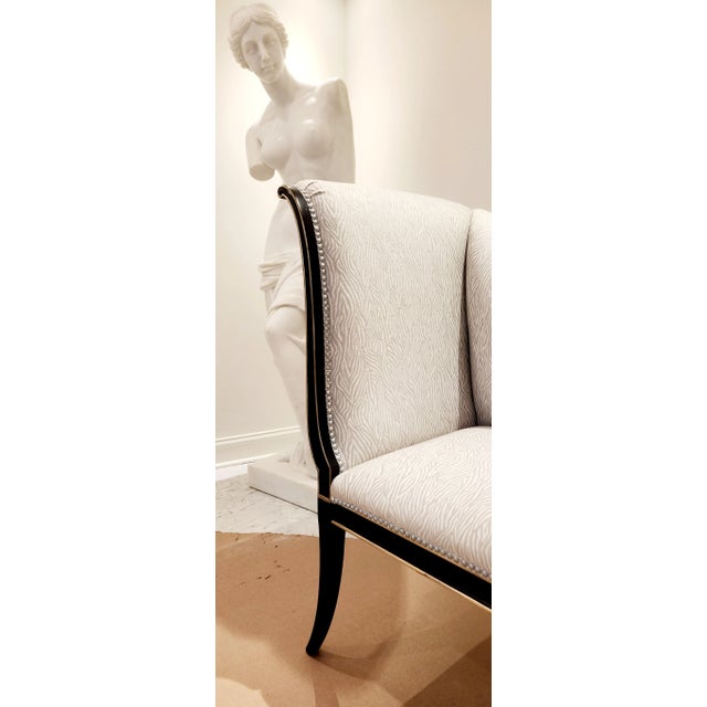 Transitional Karges Furniture Left and Right Arm Settees- Set of 2 For Sale - Image 3 of 7