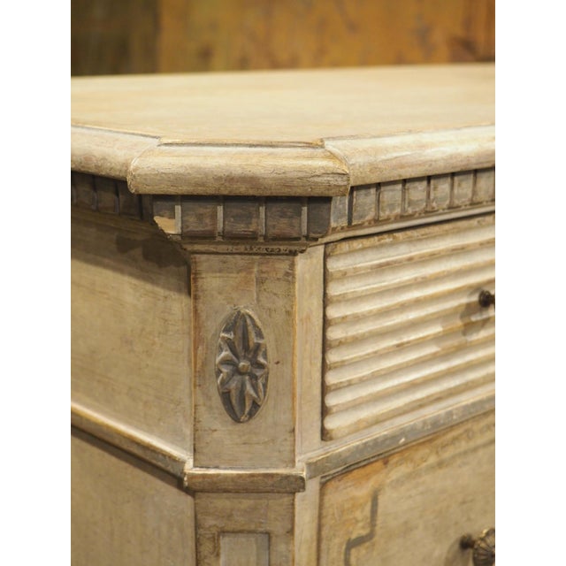 Wood Pair of Hand Painted Neoclassical Style Commodes From Southern Germany For Sale - Image 7 of 18