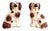 Antique Staffordshire Dogs, 1900, Set of 2 For Sale