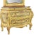Venetian Floral Polychromed Marble Top Dresser With Trumeau Mirror C1930 For Sale - Image 11 of 14