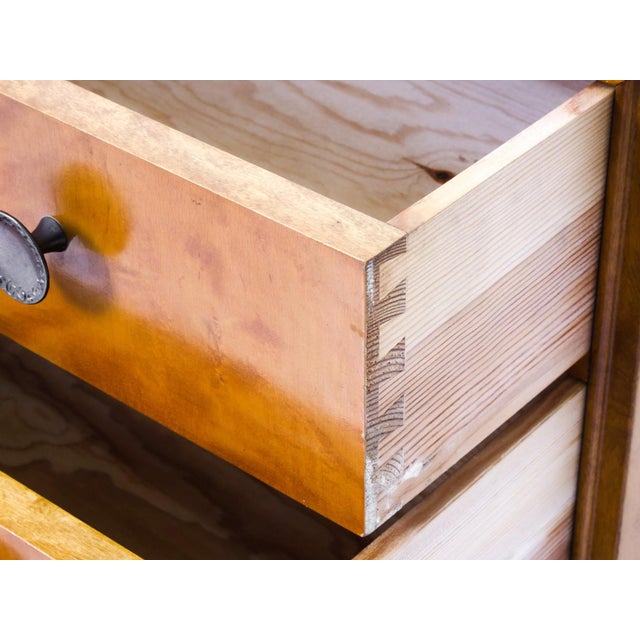 1940s Swedish Modern Birch Wood Chest of Drawers For Sale - Image 10 of 15
