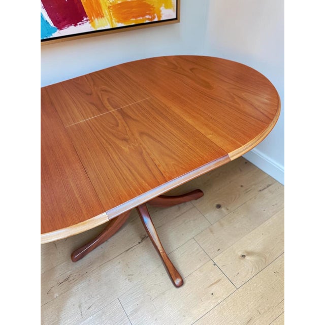 Mid-Century Teak Extending Dining Table and Chairs, 1970s, Set of 5 For Sale - Image 15 of 18