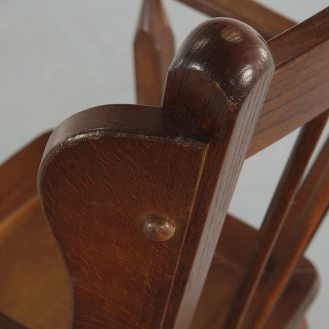 1950s Modernist Windsor Armchairs in the Style of Herman De Vries - Pair For Sale - Image 14 of 17