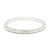 Art Deco Engraved Band, Platinum, Ring Size 5.5, Stackable For Sale - Image 4 of 7