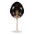 MCM Stemlite Tulip Base Table Lamp With Smoked Glass Globe by Design Line Inc. For Sale