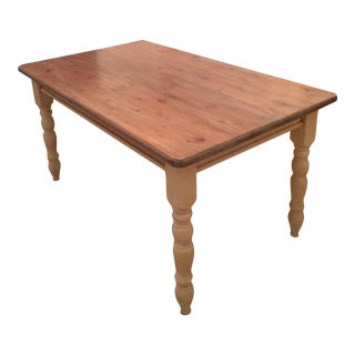 Pottery Barn Farmhouse Dining Table For Sale