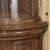 19th Century French Henri II Neoclassical Corner Vitrine With Curved Glass Door For Sale - Image 15 of 18