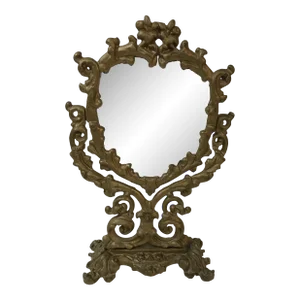 Vintage Cast Iron Tilting Mirror