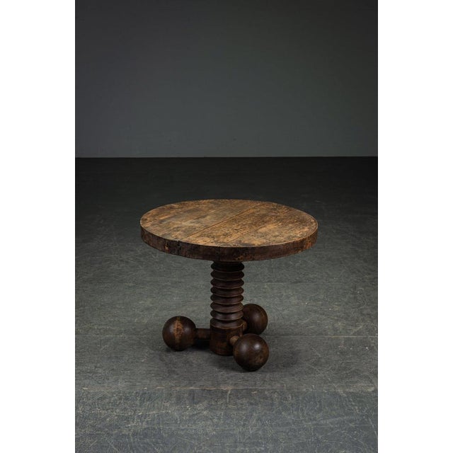 Art Deco Side Table from Charles Dudouyt, in Very Good conditions. I have official proof of authenticity such as vintage...