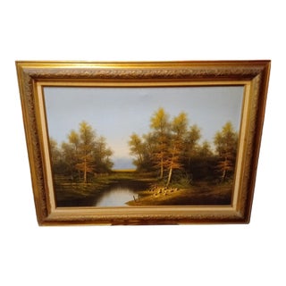 1930s Wilhelm Koenig Original Painting For Sale