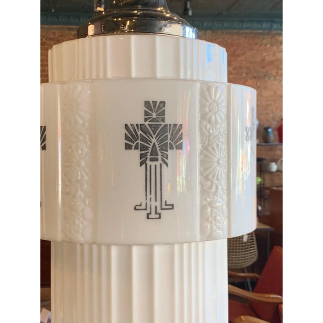 1930s Period Large Art Deco Skyscraper Pendant For Sale - Image 9 of 10