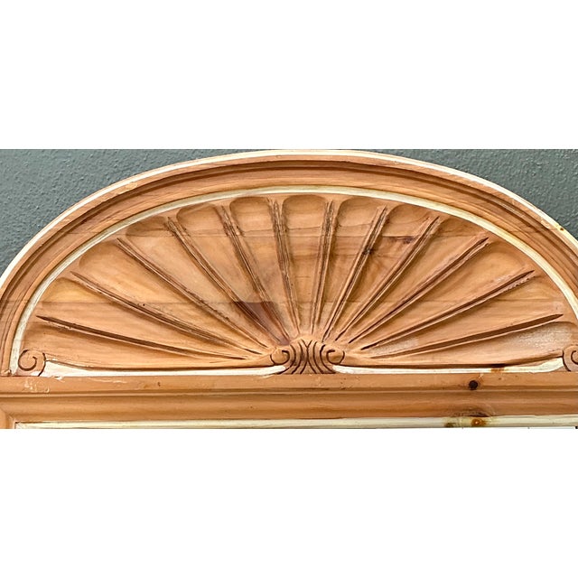 Vintage Pulaski Arched Wood Frame Mirror For Sale - Image 13 of 16