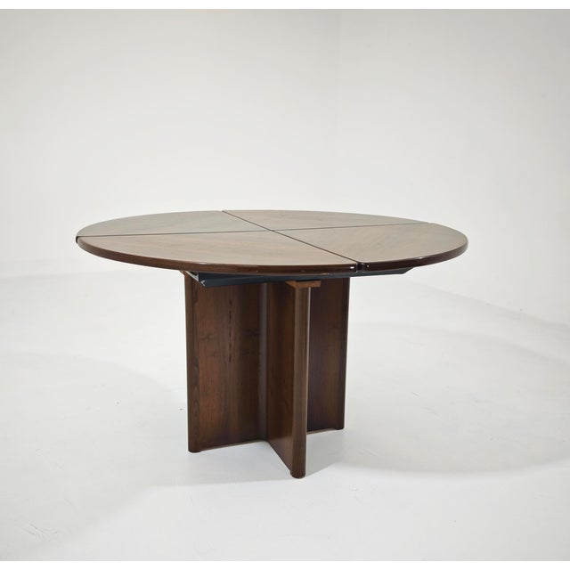 Extendable Wooden Dining Table, 1970s For Sale - Image 14 of 15