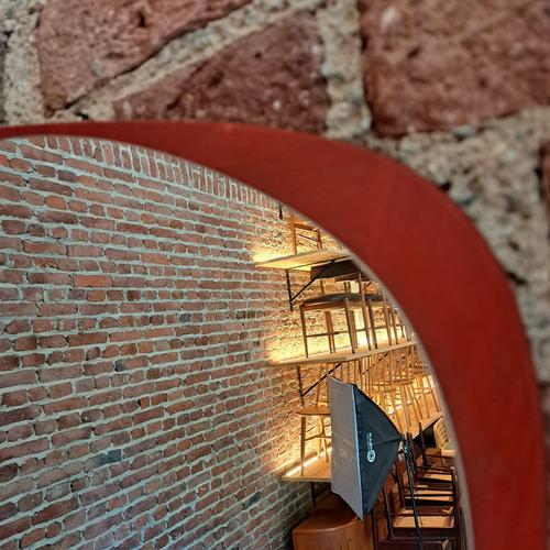 Irregular Teak Mirror, Denmark, 1960s For Sale - Image 3 of 4