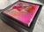 Early 21st Century Hummingbird #1 by Ana Hefco | Tinted Layered Resin on Stretched Canvas of a hummingbird in flight For Sale - Image 5 of 5