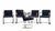 Ludwig Mies van der Rohe Brno Chairs by Ludwig Mies Van Der Rohe for Knoll, Italy, 1970s, Set of 5 For Sale - Image 4 of 6