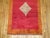 Cherry Red Vintage Turkish Tulu Medallion Carpet - 3'3" x 5'5" For Sale - Image 4 of 6