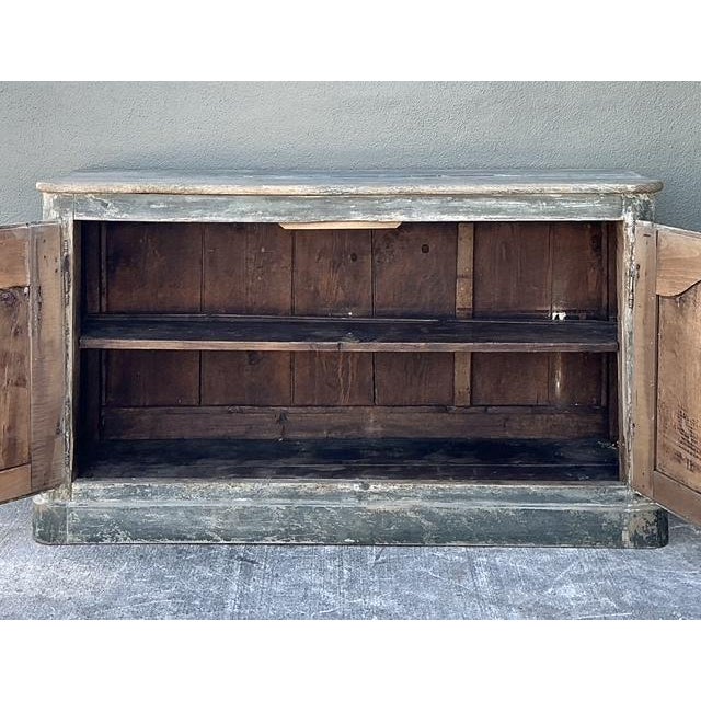 19th Century Vintage 19th Century Patinated French Sideboard For Sale - Image 5 of 12