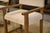 Brutalist Brutalist Armchairs in Oak and Ecru Boucle Fabric, 1950s, Set of 2 For Sale - Image 3 of 14