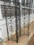 Tall Hand-Forged Iron Garden Screen / Folding Room Divider, 4-Panel For Sale - Image 10 of 10