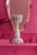 Victorian Antique Victorian Porcelain French Panel Mantel Luster Hand Painted Pink Gold For Sale - Image 3 of 12