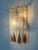 Boho Chic Mid-Century Modern Italian Murano Wall Sconces from Mazzega, 1970s, Set of 3 For Sale - Image 3 of 13